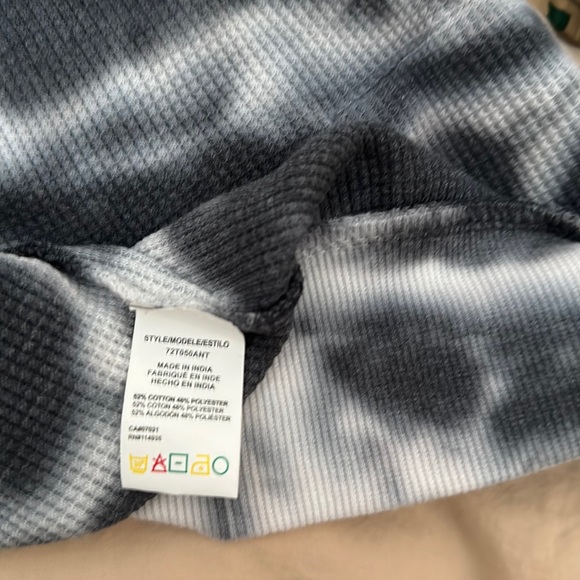 R D STYLE TYE DYE ZIPPER  HOODED SWEATSHIRT XS NWT - Picture 10 of 11